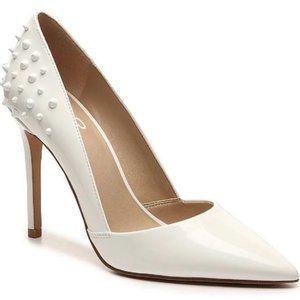 Brand New Studded White Heels